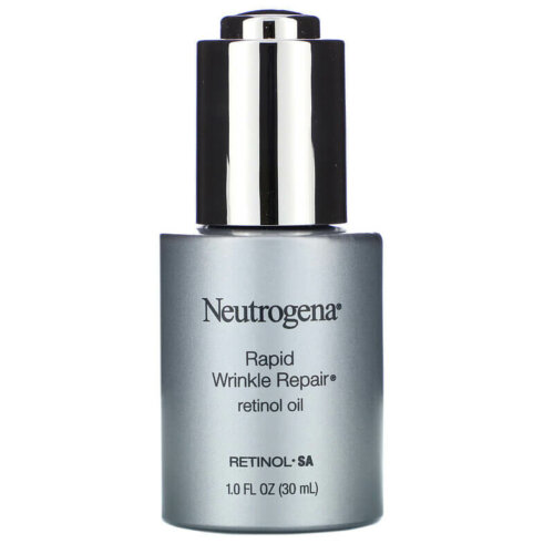Neutrogena‏, Rapid Wrinkle Repair، زيت الريتينول، أونصة سائلة واحدة (30 مل)